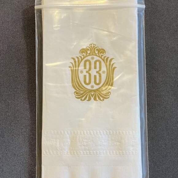Official Disneyland Club 33 Paper Napkins - Picture 4 of 4